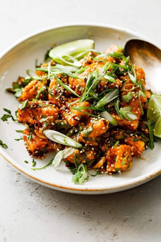 Vegan Chilli Tofu Bowls