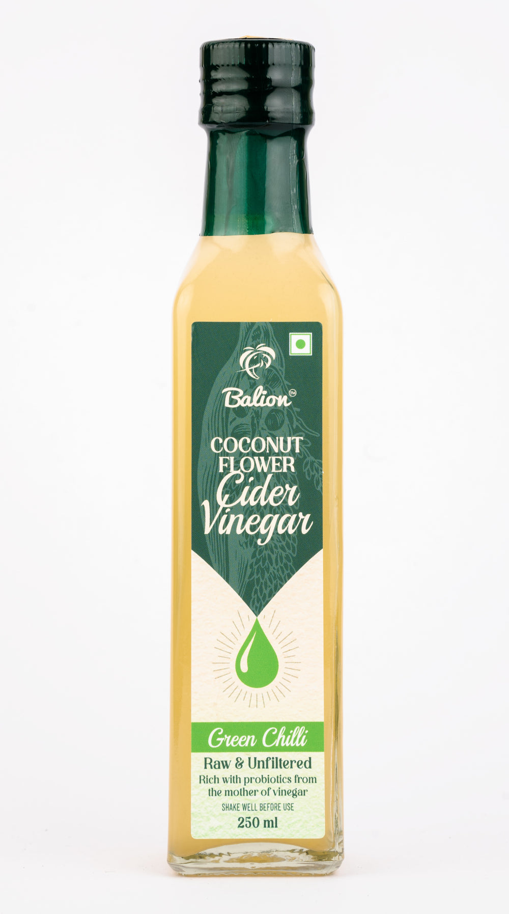 Coconut Flower Cider Vinegar - Green Chilli